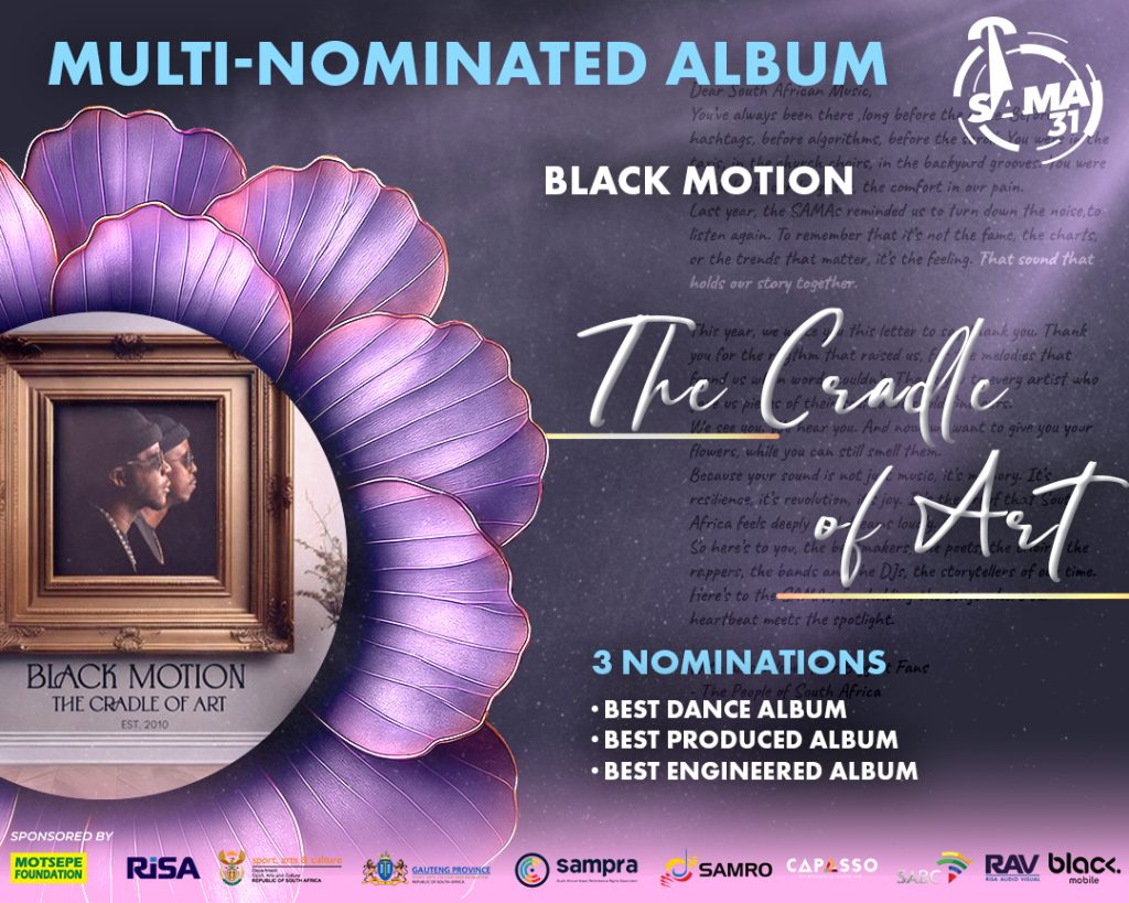 Black Motion - The Cradle of Art SAMA Nominated Album